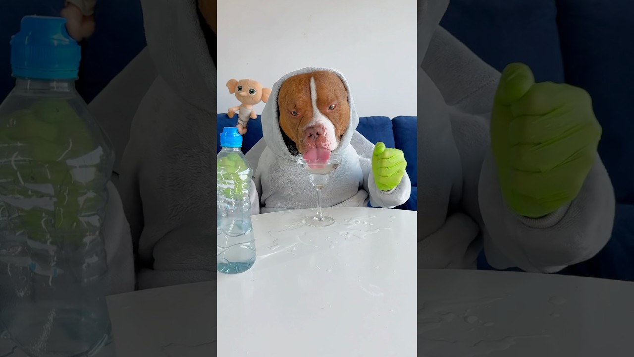 Choco drinks only Water and you should too!