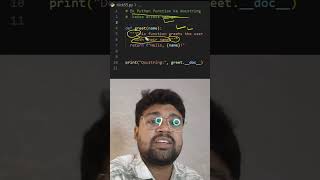How to Access a Python Function’s Docstring  | Python Tips #shorts