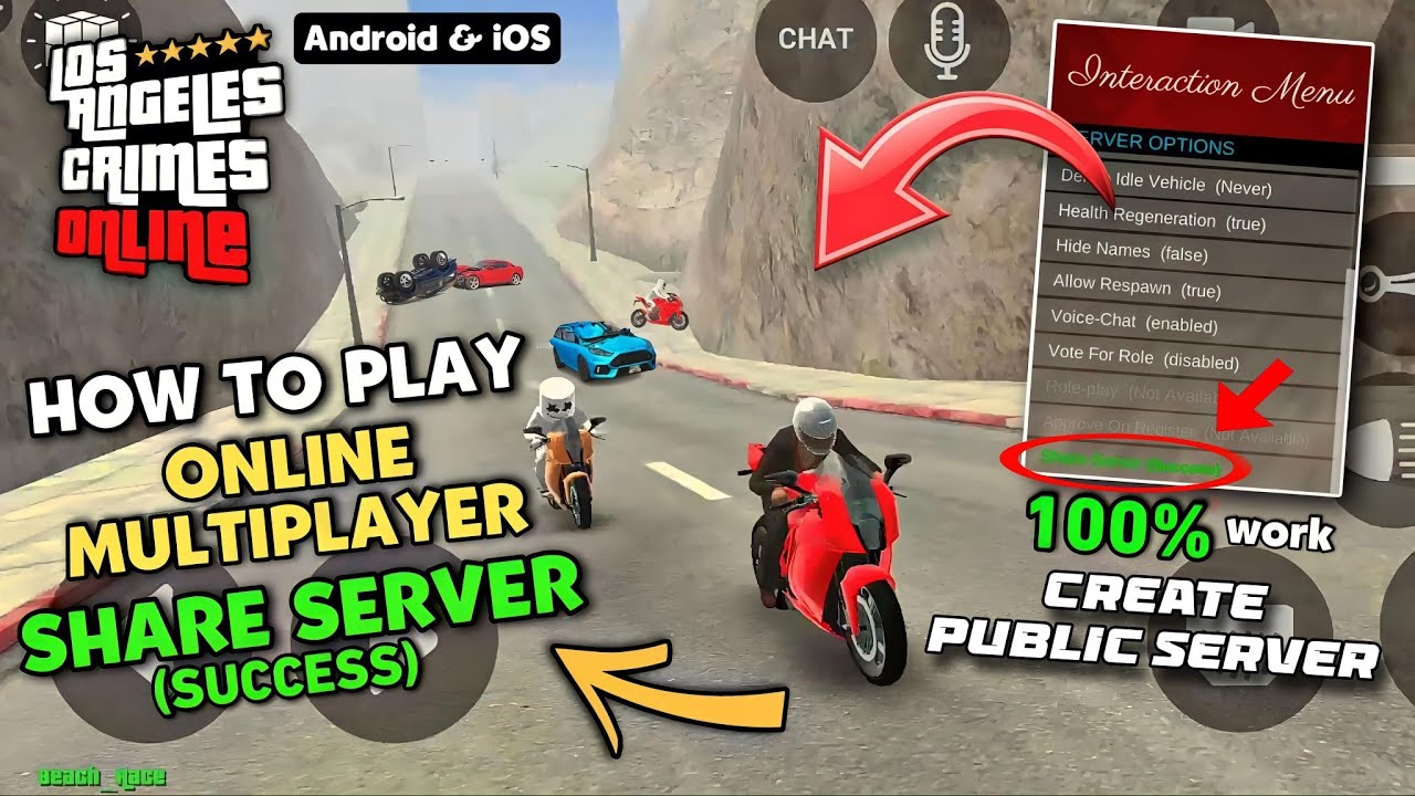 How to Share Server in Los Angeles Crime Online | LAC Share Server Online Multiplayer- 100% work 🔥