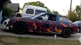 Graffiti time lapse in HD Reppin The Foot - Go Pro Hero 2