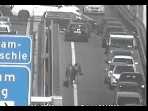 Totale chaos op de A20 na storing slagbomen