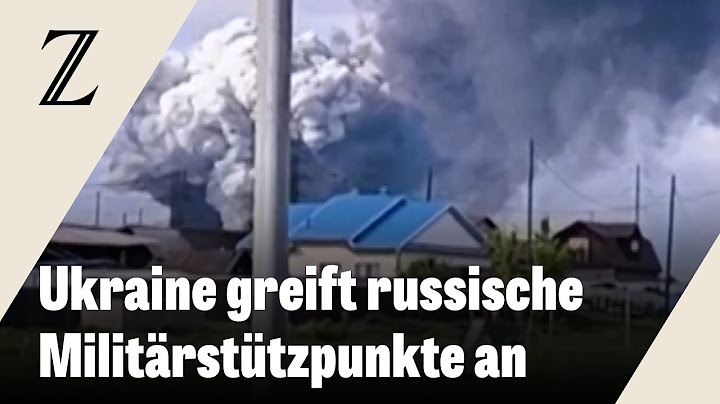 Ukraine greift russische Militärflugzeuge mit Drohnen an