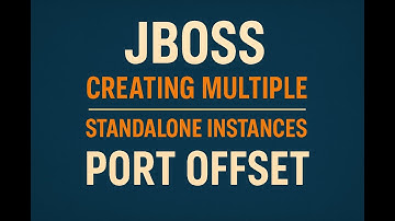 Jboss - Creating Multiple Standalone Instances - Port OffSet #jboss #weblogic #websphere #udemy