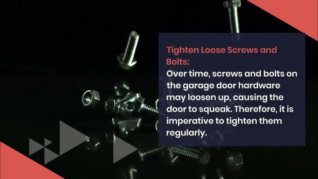 How Do I Stop My Garage Door From Squeaking? YouTube
