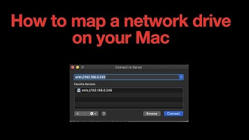 How to map a network drive in macOS