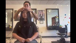 Duoi perm straight teen Houston Texas hung hair salon 11210 bellaire call 2819885783