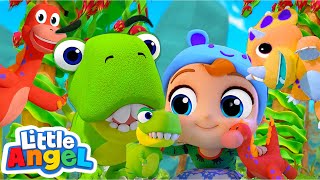 Dinosaur Song | Little Angel Kids Songs & Nursery Rhymes