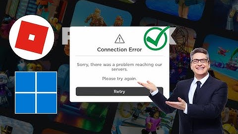 How To Fix Roblox Connection Error (PC or Laptop) | Sorry there was problem reaching our server 2024