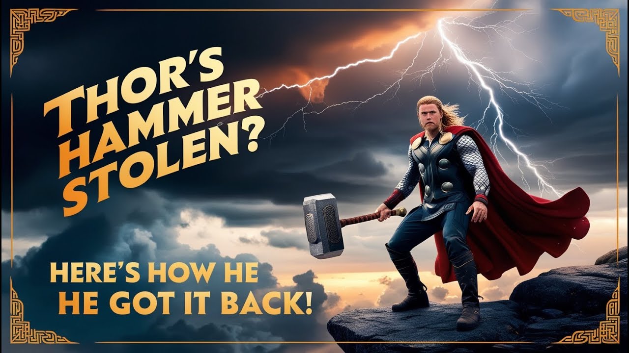 Thor’s Hammer Stolen? Here’s How He Got It Back! ⚡ #norsemythology #