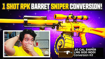 NEW 1 SHOT ".50 CAL SNIPER RPK" CONVERSION LOADOUT in MW3! 💥 (Best RPK Class Setup JAK Cataclysm Kit