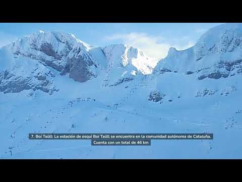 Vídeo: Estacions d'esquí a Espanya