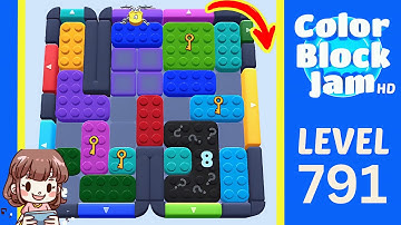 Color Block Jam Level 791 Solution Walkthrough