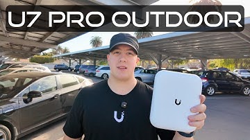Installatie en bereiktest van het Ubiquiti U7 Pro Outdoor Wifi 7-toegangspunt