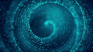 Abstract Particle Line Tunnel Circle Background