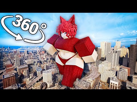 ROBLOX R63 #2 - City in 360° Video | VR / 8K | (roblox animation)