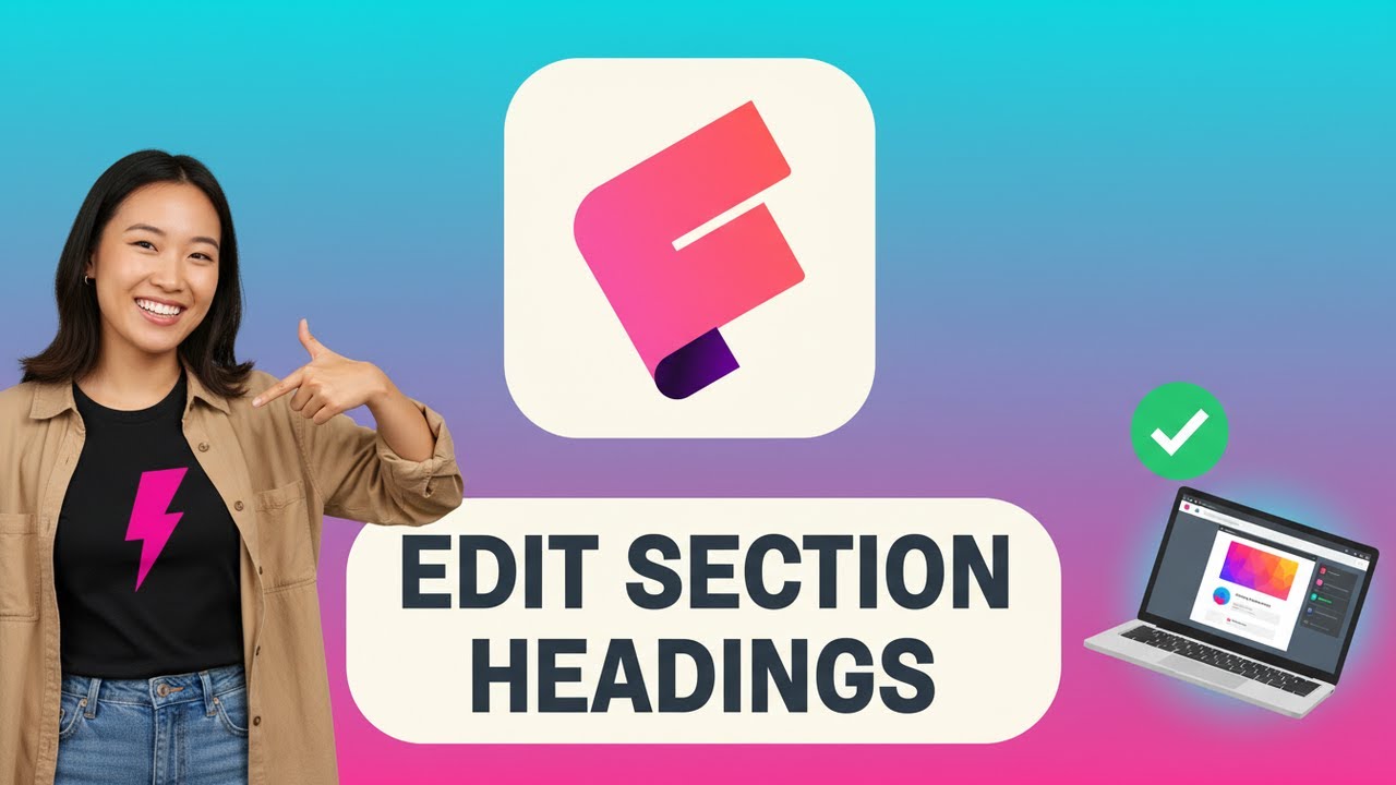 How to EDIT SECTION HEADINGS in FlowCV (Step by Step) - YouTube