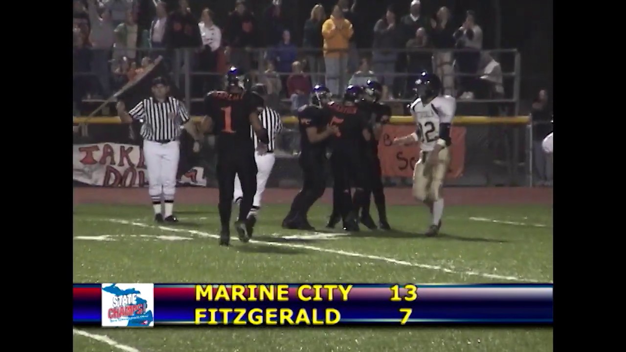 Marine City vs Fitzgerald | Football | 2002