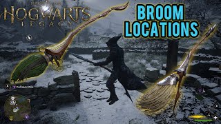 Hogwarts Legacy, Sky Scythe &amp; Silver Arrow Broom Locations