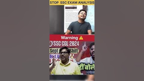 Ssc cgl exam analysis today  gagan Partap Abhinay Sharma controversy