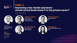 Improving cross-border payments – should central banks leave it to the private sector?