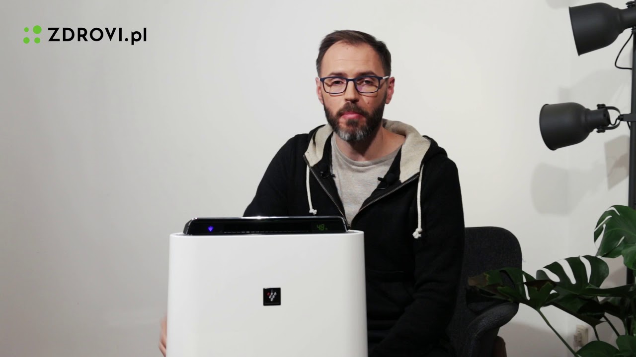 Oczyszczacz powietrza Sharp KC-D50EUW ► Prezentacja eksperta Zdrovi.pl