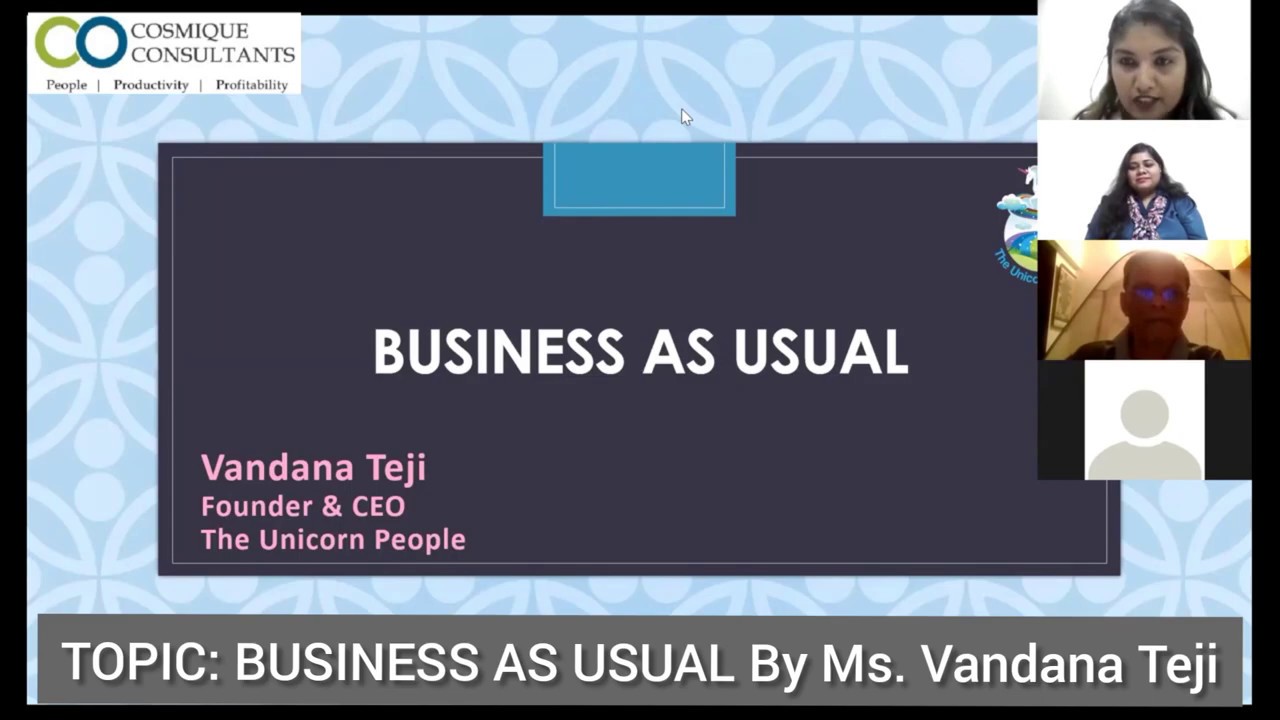 Business Usual - Webinar Skill Summit - YouTube