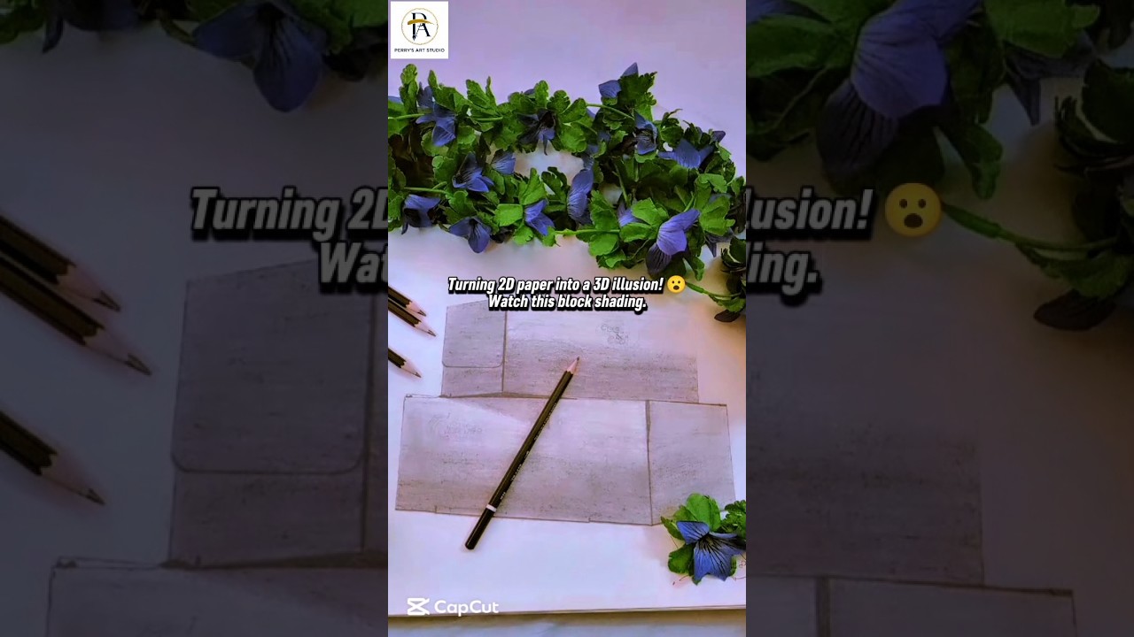 3D Illusion Pencil Drawing! | Realistic Block Shading Tutorial 