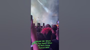 BLINK 182  What’s  My Age Again? When We Were Young Festival 2023 #whenwewereyoungfestival #blink182