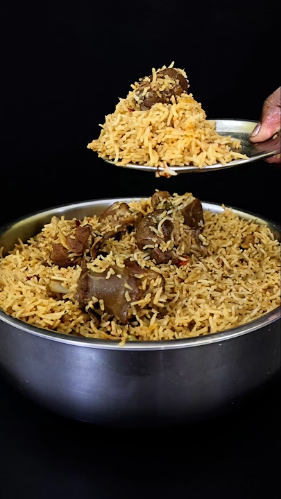 🔥 Mutton Dum Biryani – Authentic Wedding Style 😋 #shorts