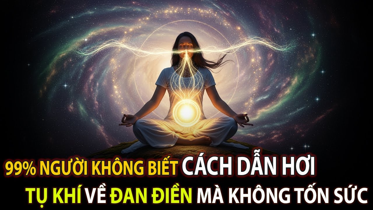 Bí Mật 99% Người Không Biết: Dẫn Hơi Tụ Khí Về Đan Điền Không Dùng Sức