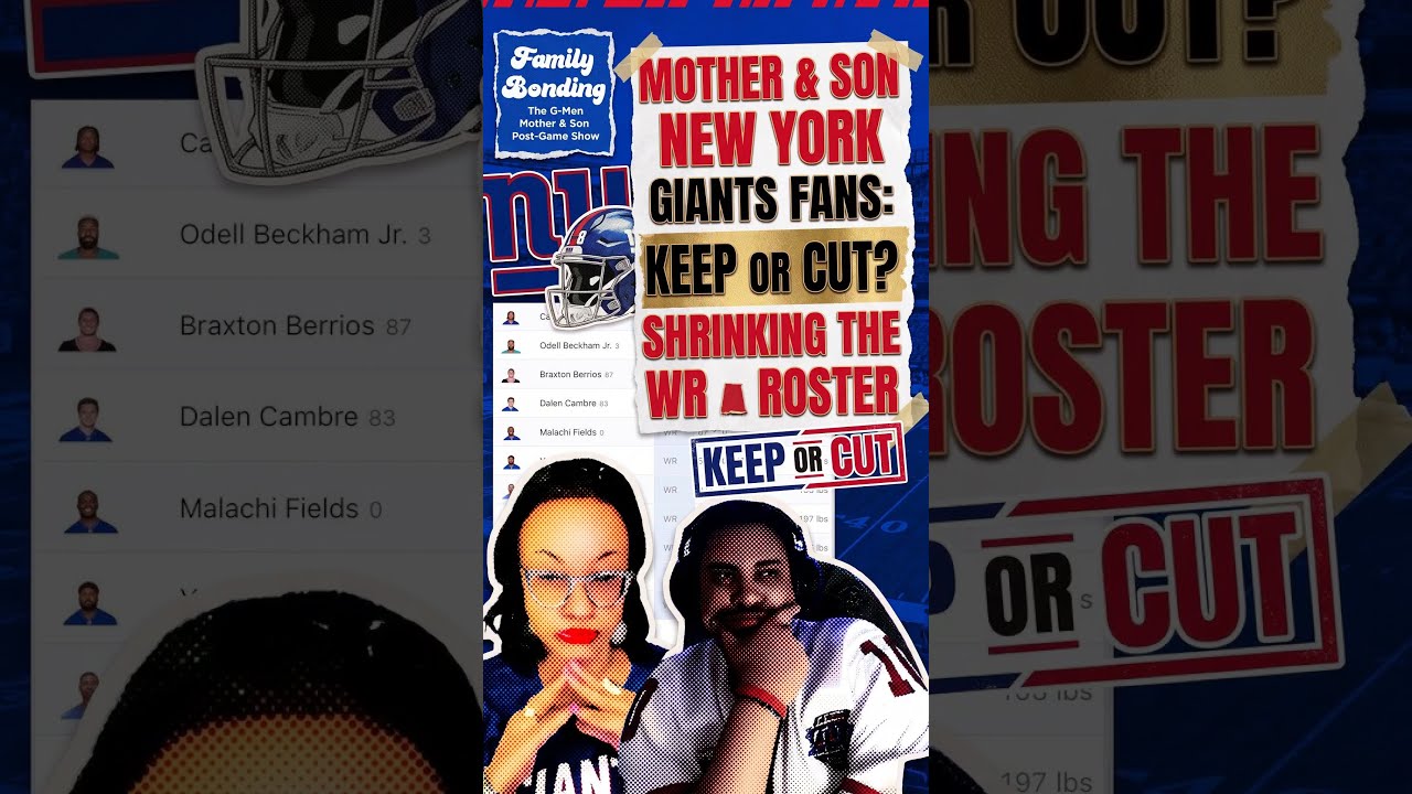 🪓NY Giants 2026 Roster Surgery - Who Stays And Who Goes? | Mother & Son Fans Give Make Picks #NFL