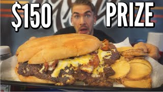 UNDEFEATED CHEESEBURGER CHALLENGE | VIRAL TEXAS FOOD CHALLENGE | Fatty's Grill | Man Vs Food