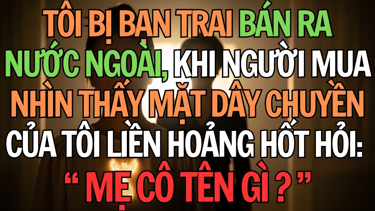 Tôi Bị Bạn Trai Bán Ra Nước Ngoài, Người Mua Thấy Dây Chuyền Của Tôi Hoảng Hốt Hỏi: 
