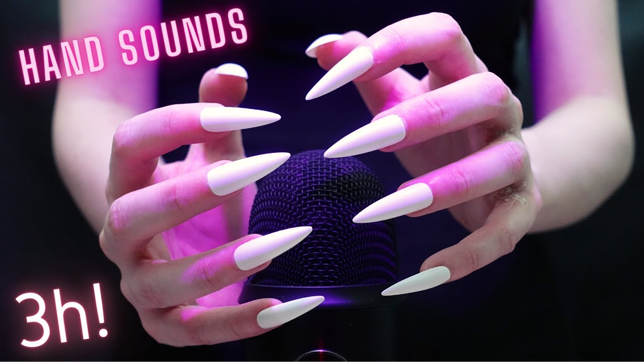 Asmr Hand Sounds | Hand Movements,Finger Fluttering,Tapping,Scratching - Asmr No Talking for Sleep