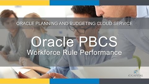 Workforce Rule Performance Enhancements [Oracle PBCS Update - September 2018]