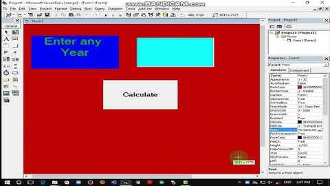 vb 6.0 leap year project