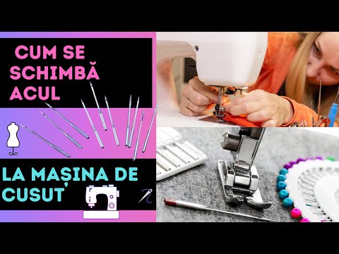 Video: Se va potrivi acul la mașina de cusut?