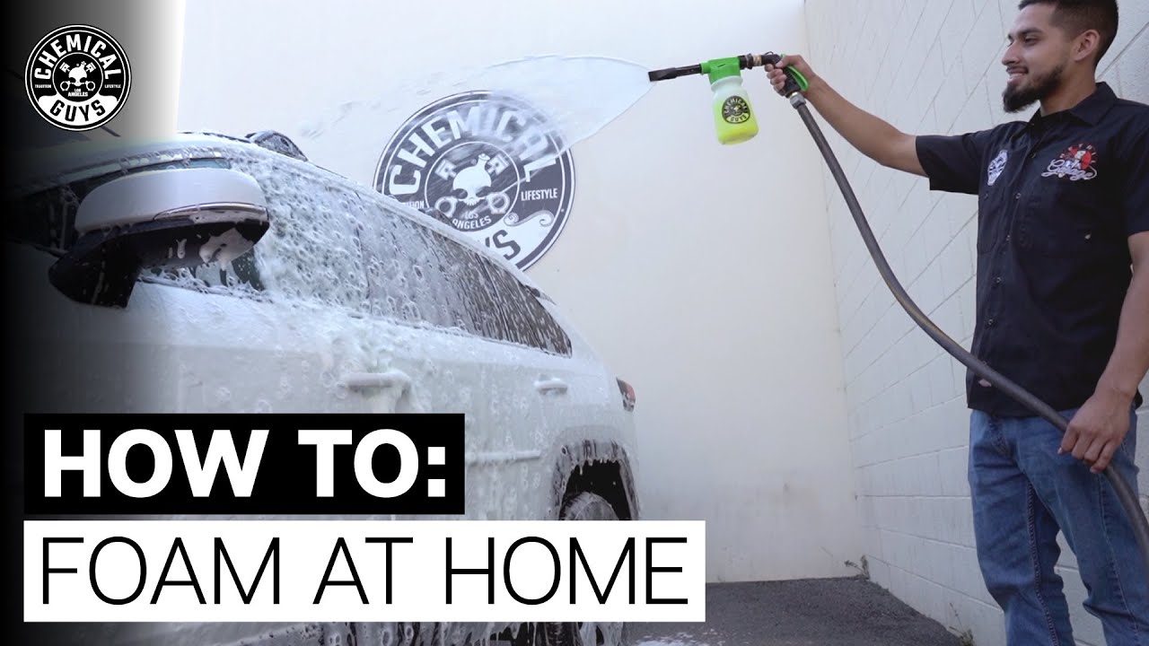 Foam Cannon Without a Pressure Washer 