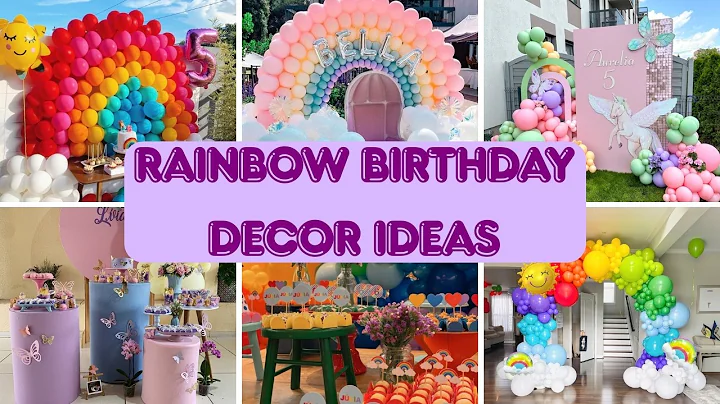 220+ Rainbow Birthday Decorations Ideas at Home 2025 🌈 COLORFUL  DIY Rainbow Theme Party Ideas