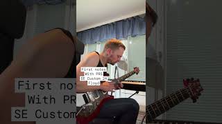 Shredding for the first time with PRS SE Custom 24 Floyd @TeemuR%C3%A4m%C3%B6