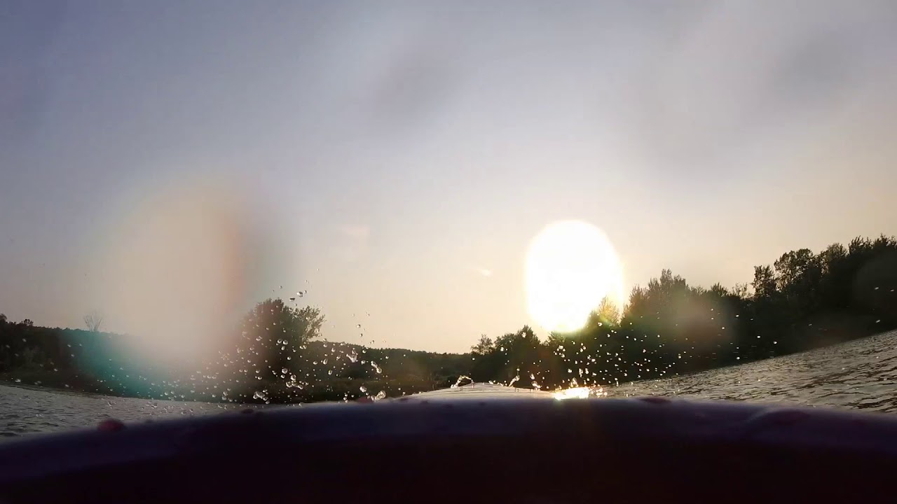 Streamline RC Thrasher jet boat buoy jump