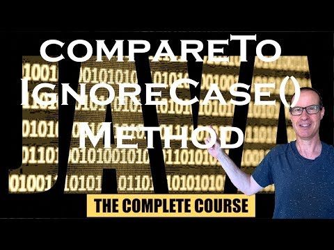 04 05 compareToIgnoreCase method