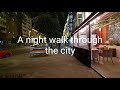 A night walk through the city | Krasnoyarsk, Russia (4k UHD)