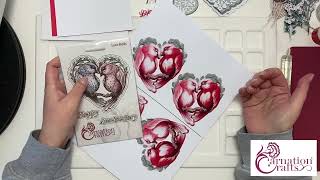 Carnation Crafts Valentine's Day Special Edition Vignettes Facebook Show