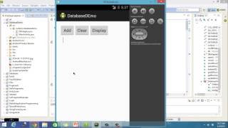 SQLite Demo step by step