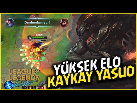 Lol Wild Rift: Gecenin Kılıcı Yasuo | Kaykay Misali Kayıyoruz 🔥