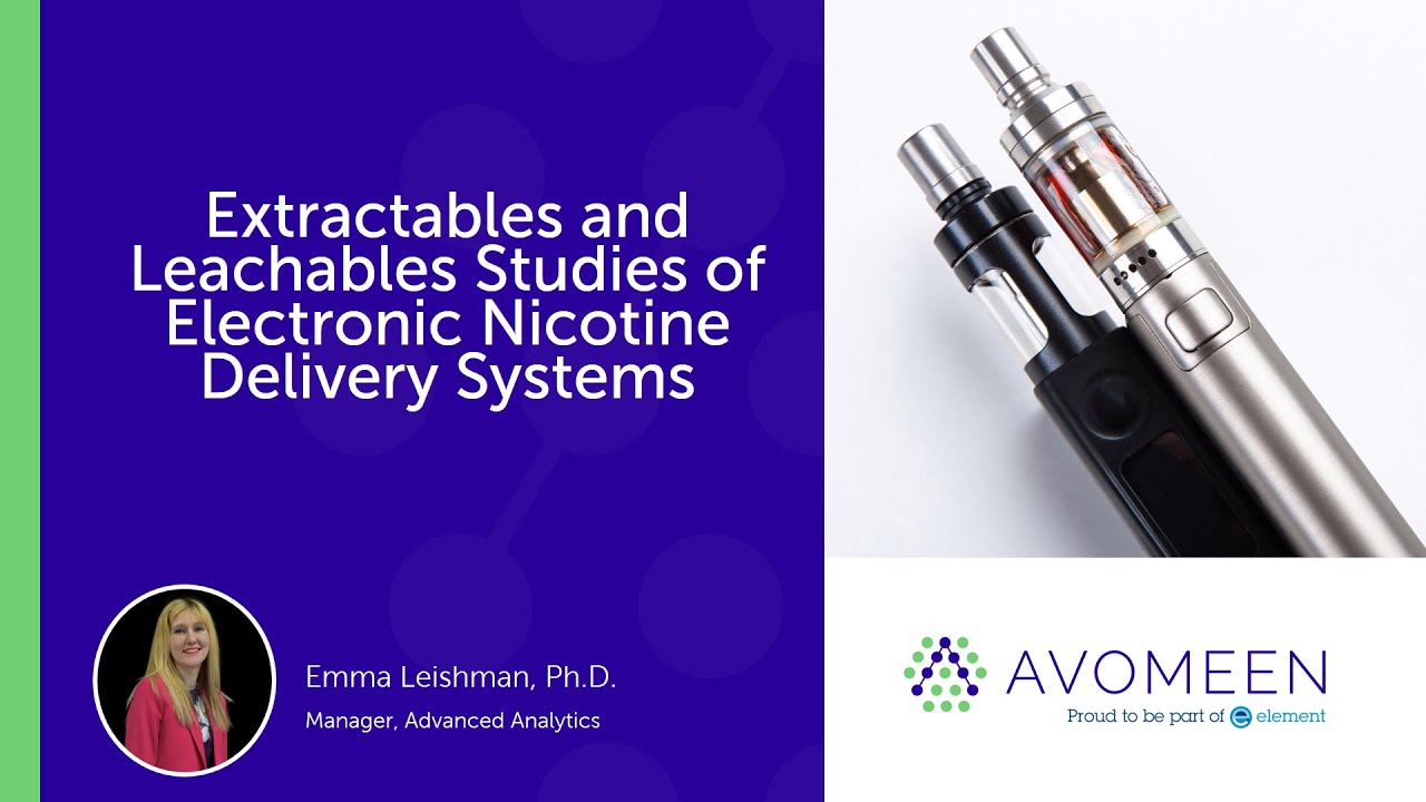 Extractables and Leachables Studies of Electronic Nicotine Delivery Systems