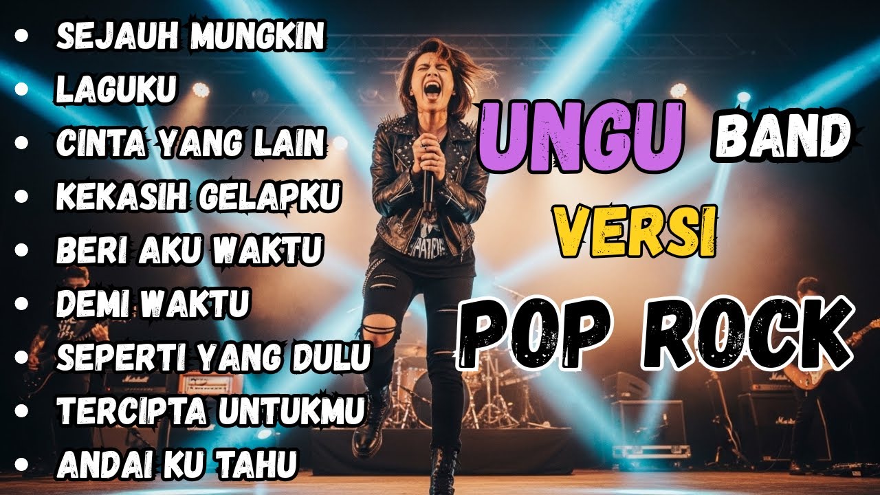 Top 10 Lagu UNGU BAND Cover Slow Rock Santai 2025 🎸 Baper #unguband #pasha 