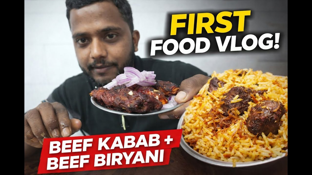 I Finally Started My Food Vlog | Beef Kabab + Beef Biryani