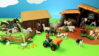 Fun Playmobil Farm Sets And Animal Figurines - Lets Make A Farm